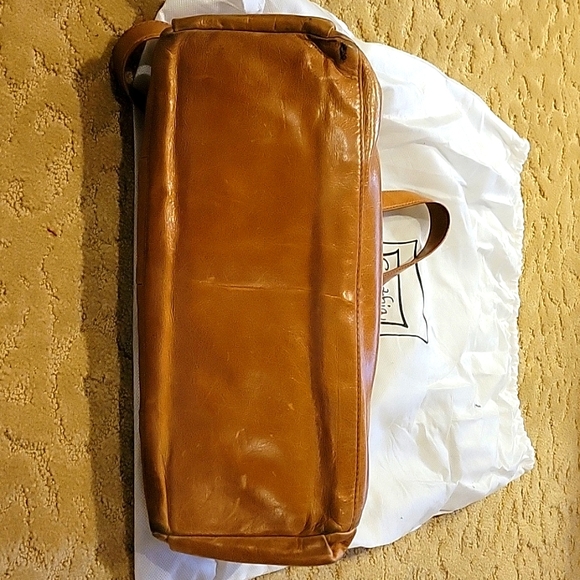 Y2K Cynthia Rowley Leather Sachel - Tan - Picture 6 of 8